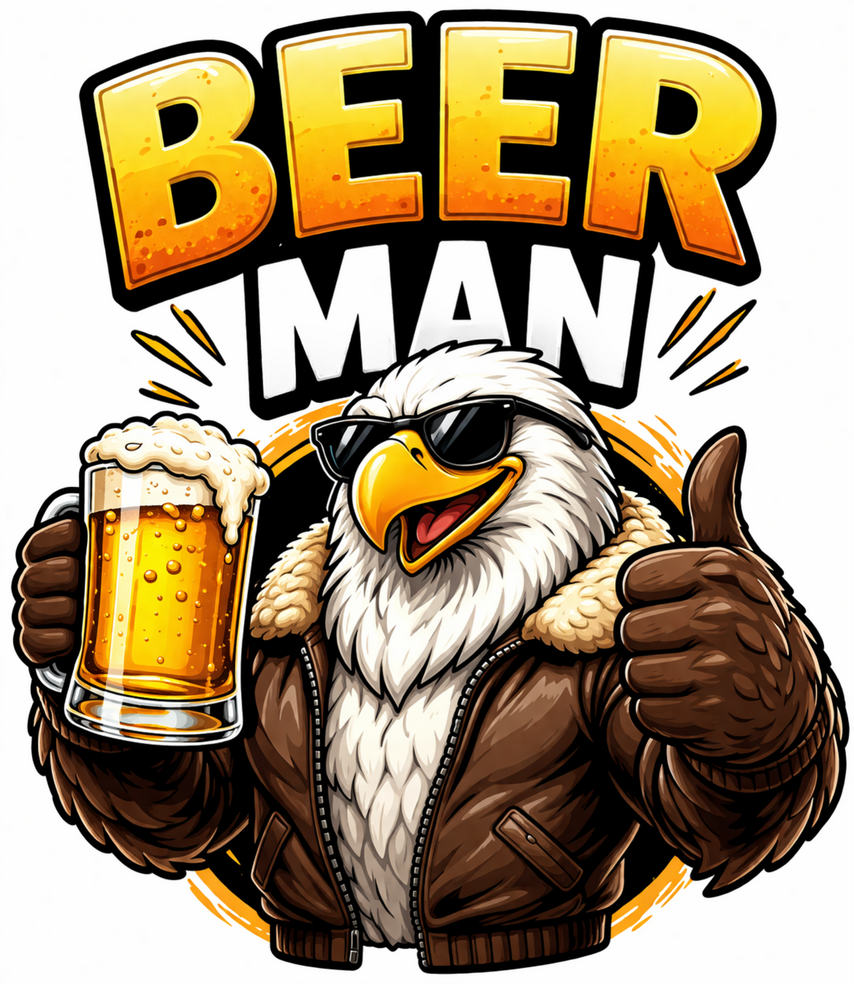 Beer Man Eagle