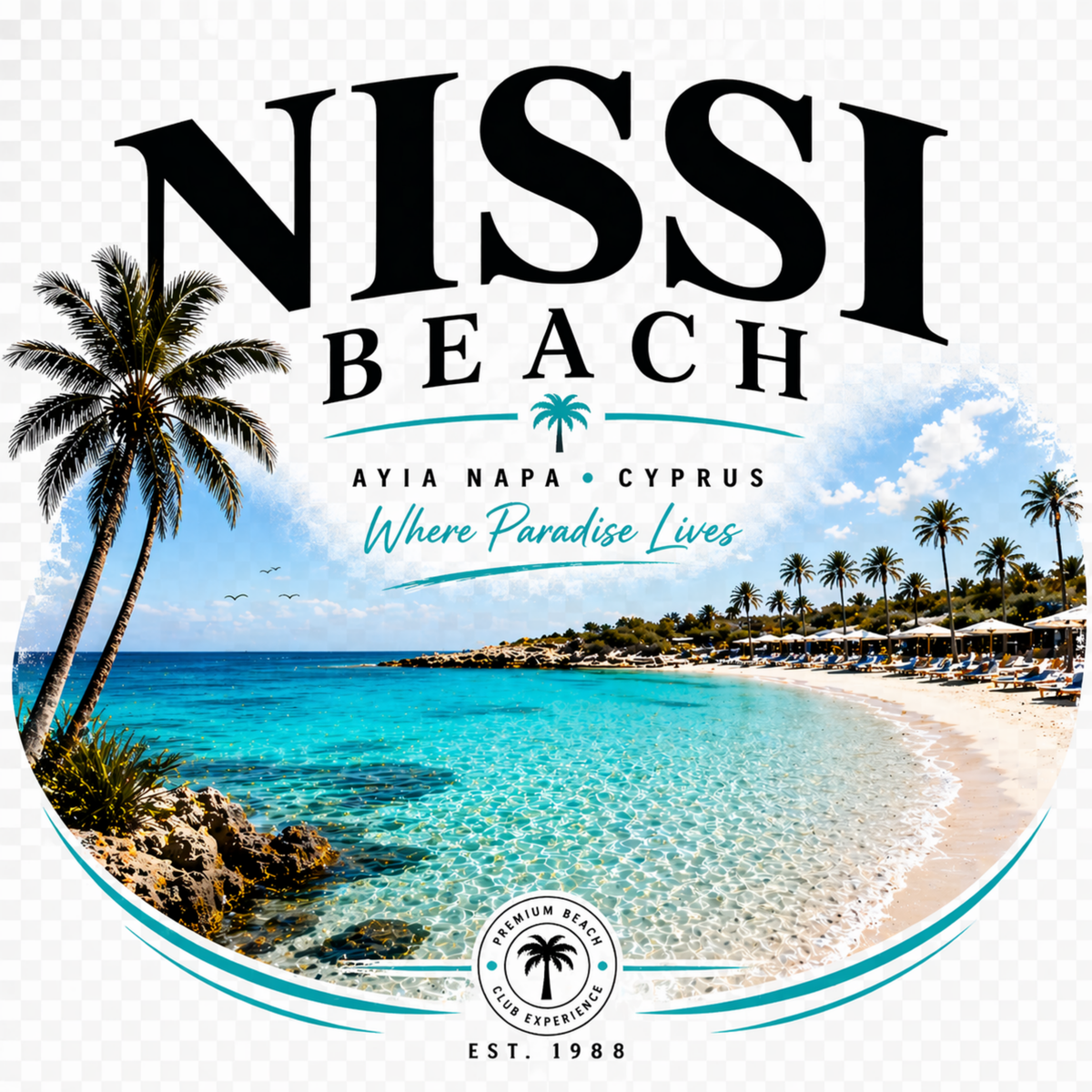 Nissi Beach Black Luxury