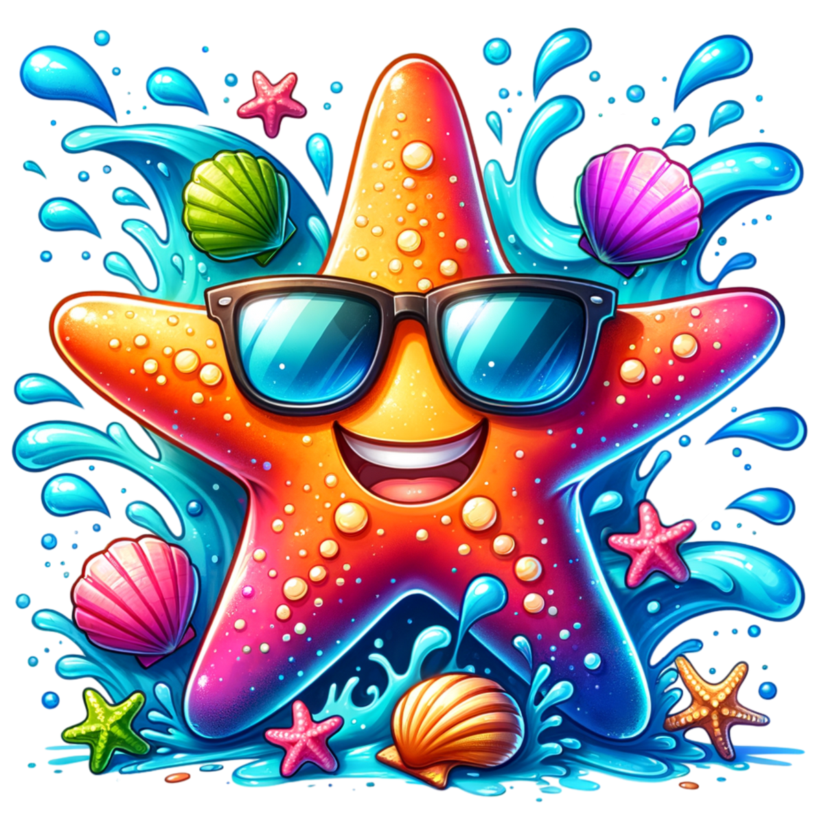 Colorful Starfish