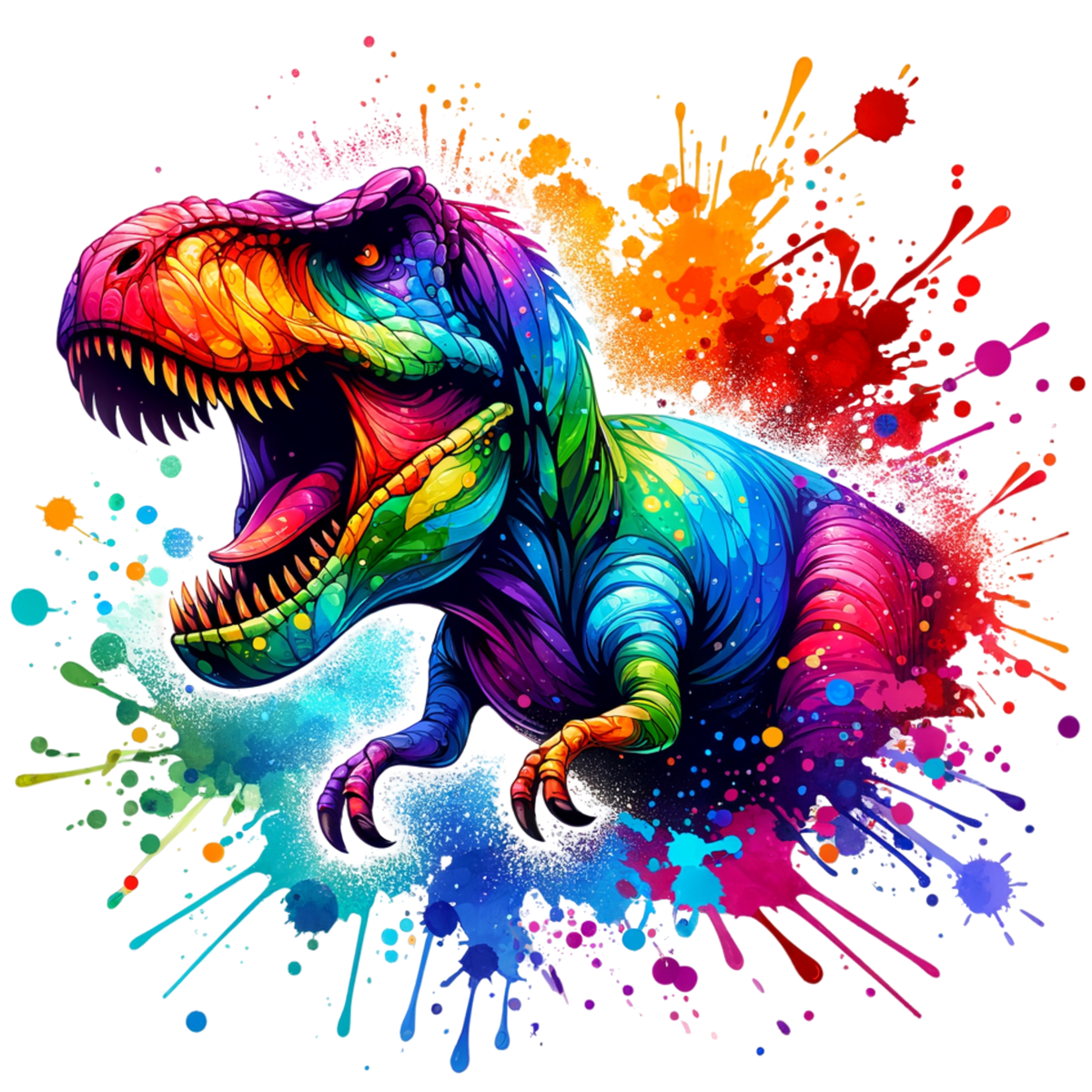 Colorful T-Rex