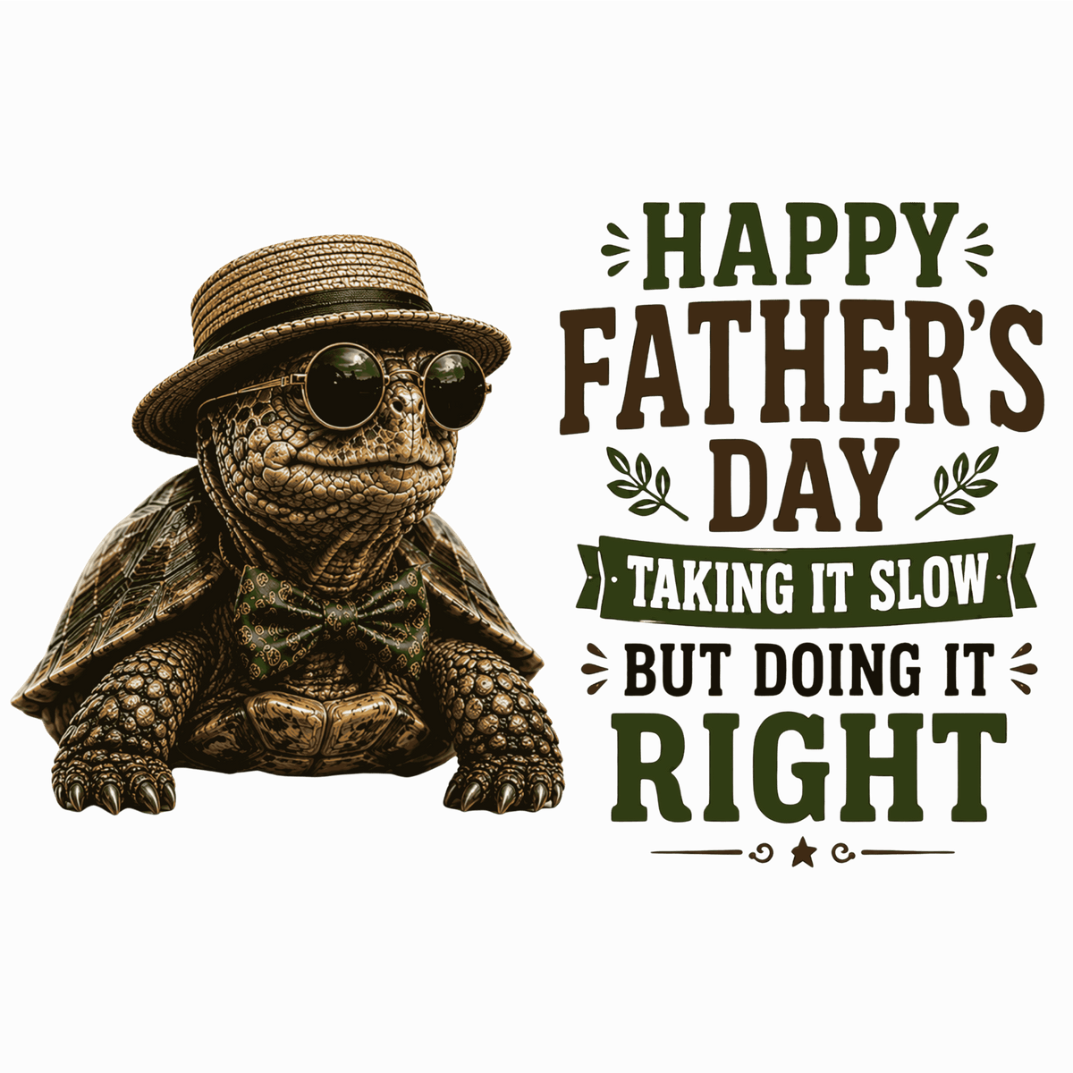 Dad's Right Turtle