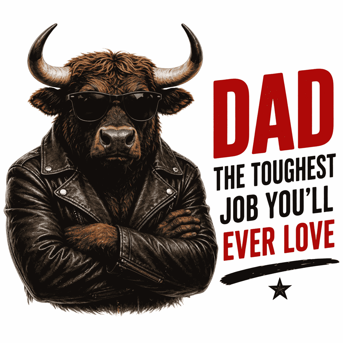 Dad's Toughest Bull
