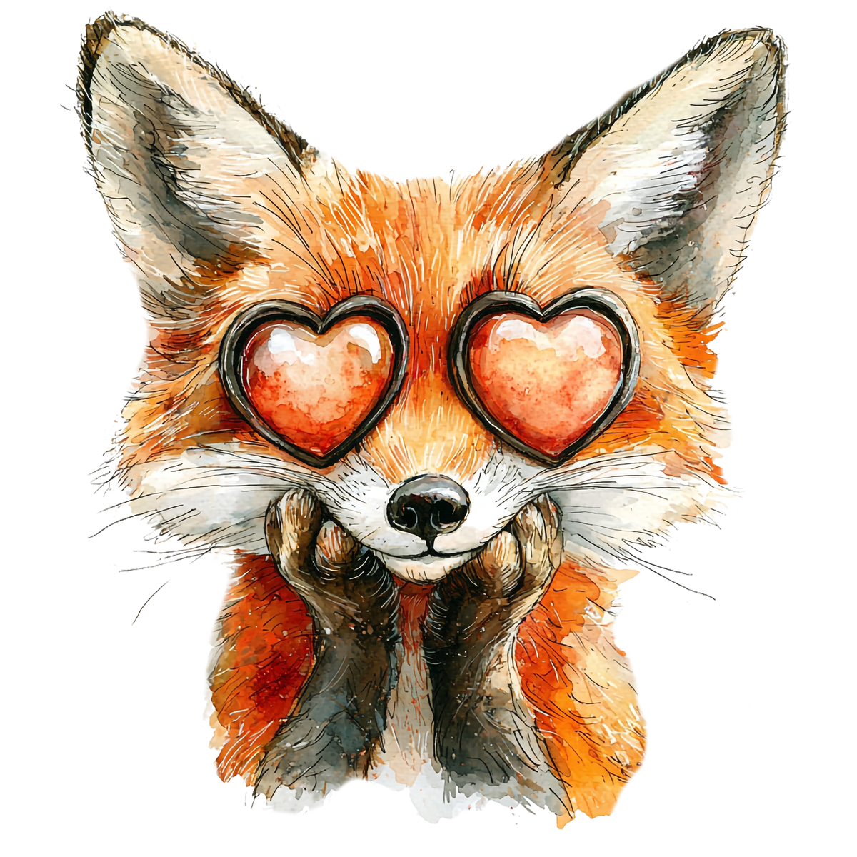 Heart Eyes Fox