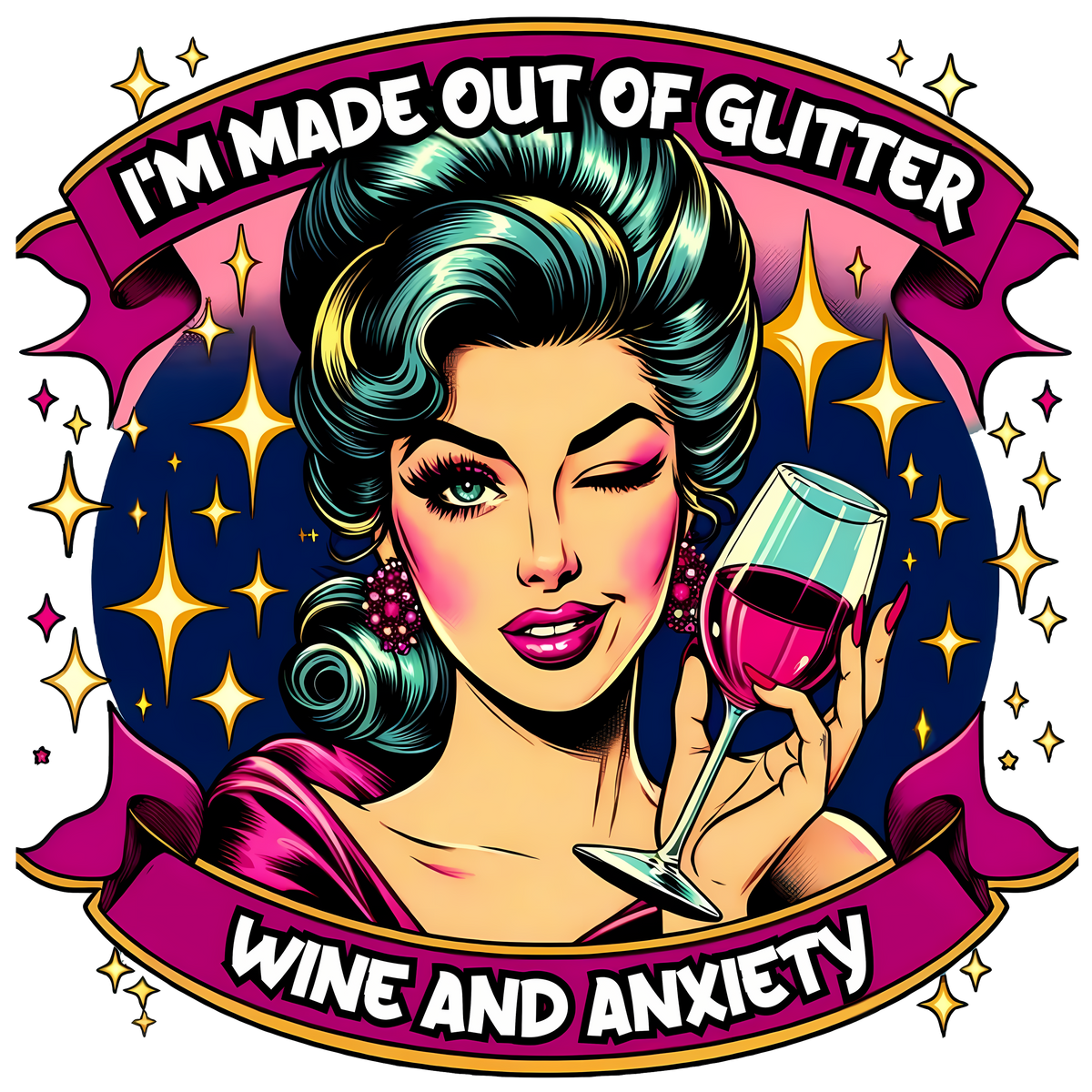 Glitter Wine Mode