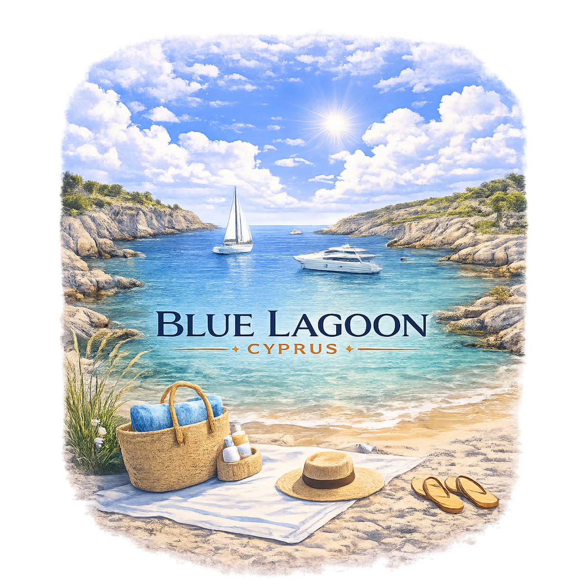 Blue Lagon Golden Shell Horizon
