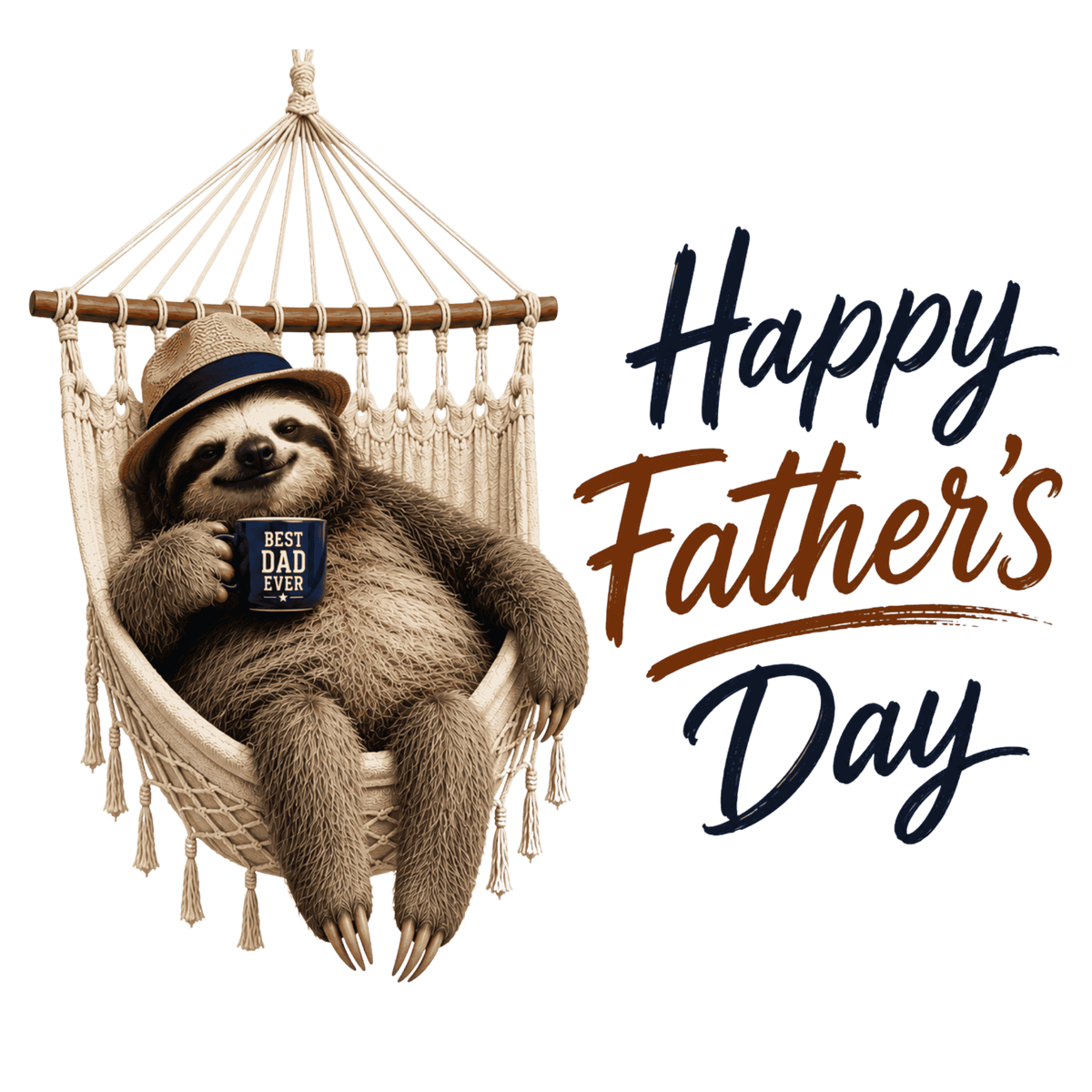 Happy Father's Day Sloth