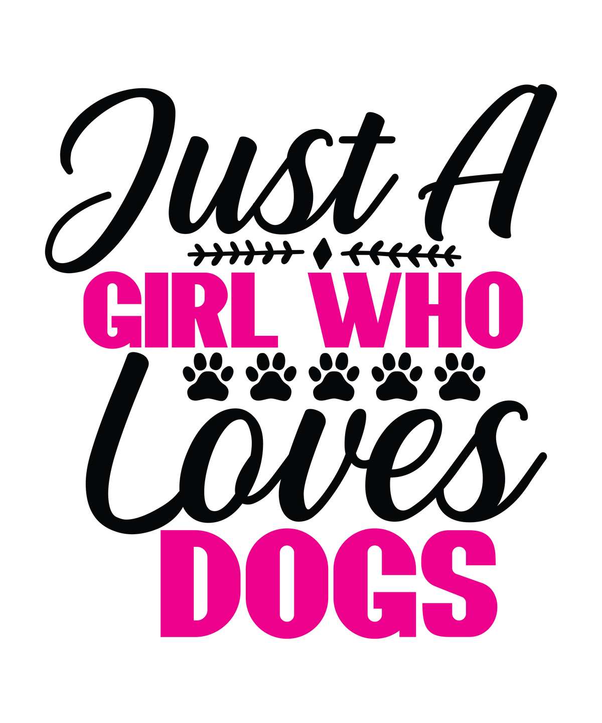 Just a Girl Who Loves Dogs