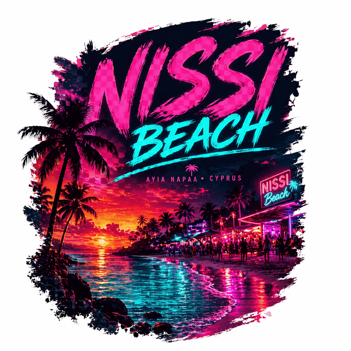 Nissi Beach Neon Nights