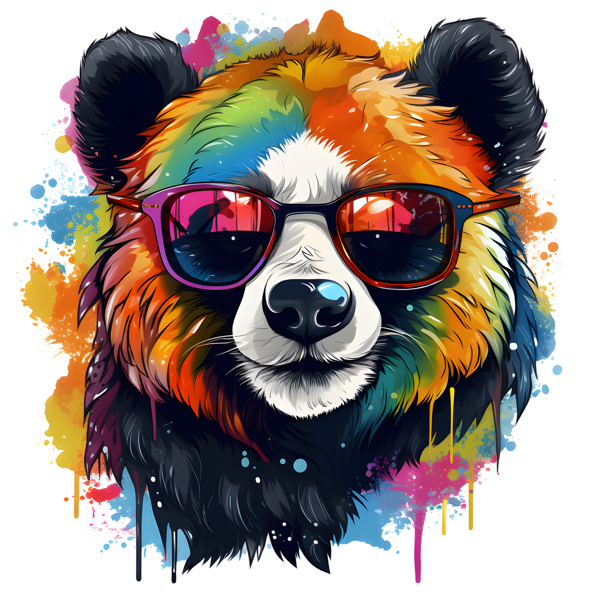 Rainbow Panda