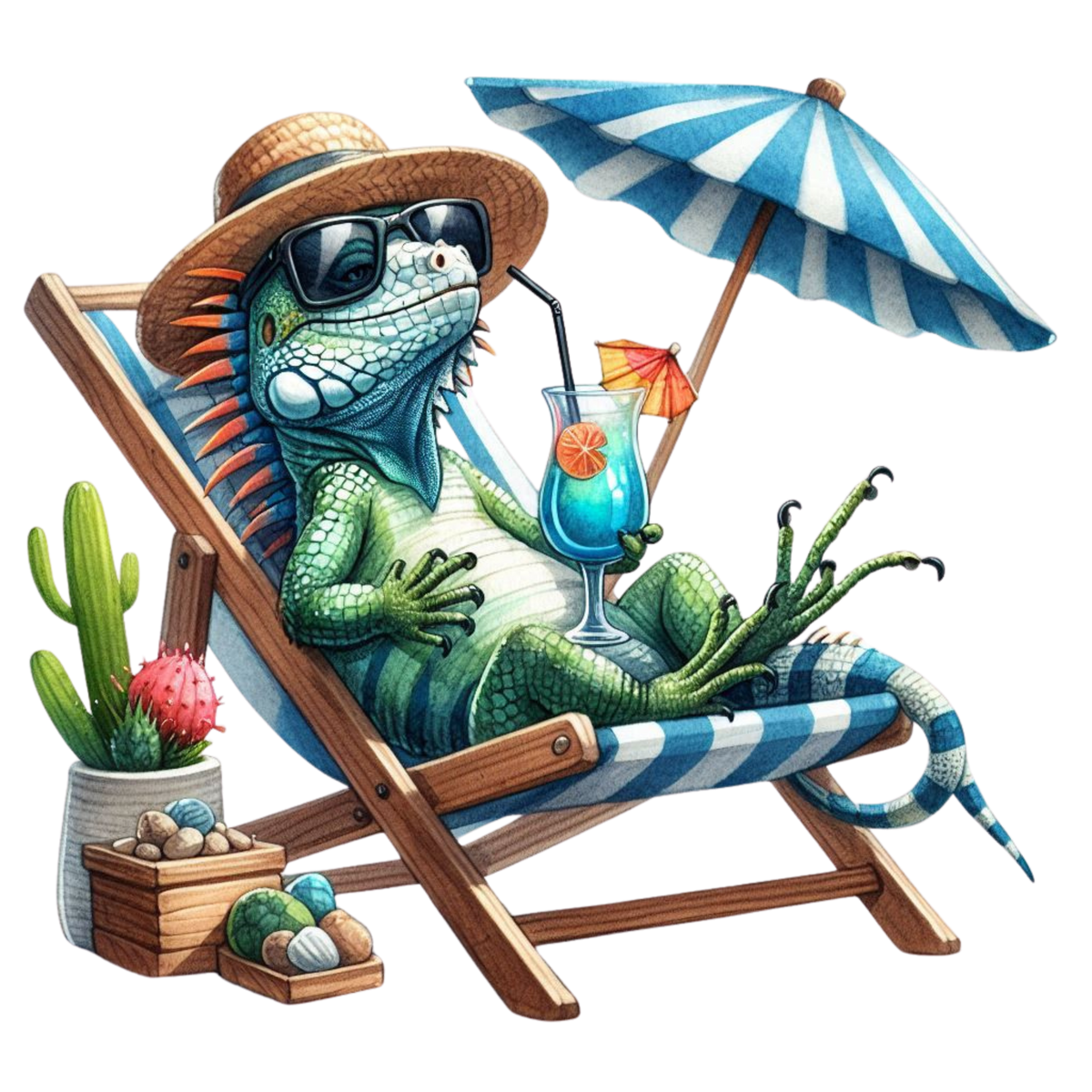 Relaxing Iguana