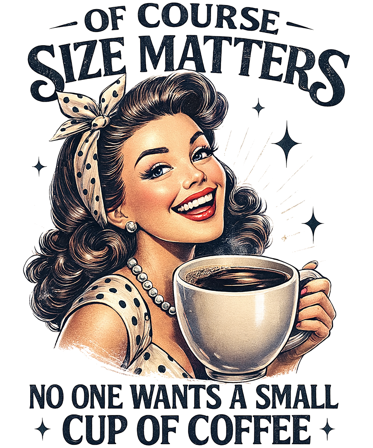 Retro Coffee Girl