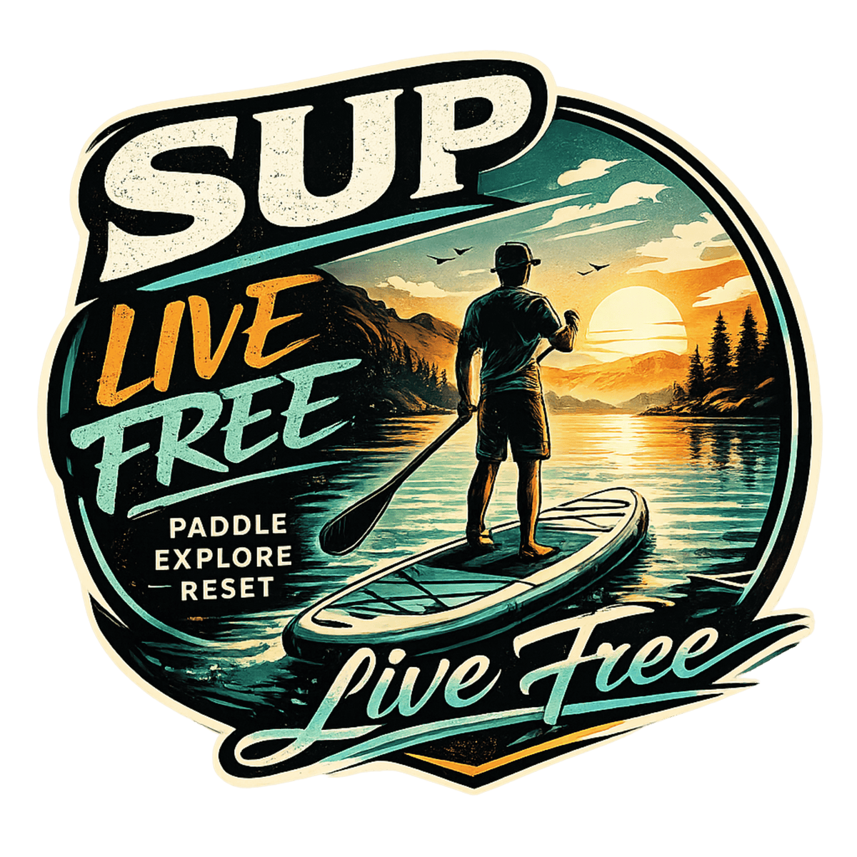 SUP Life Ride The Waves