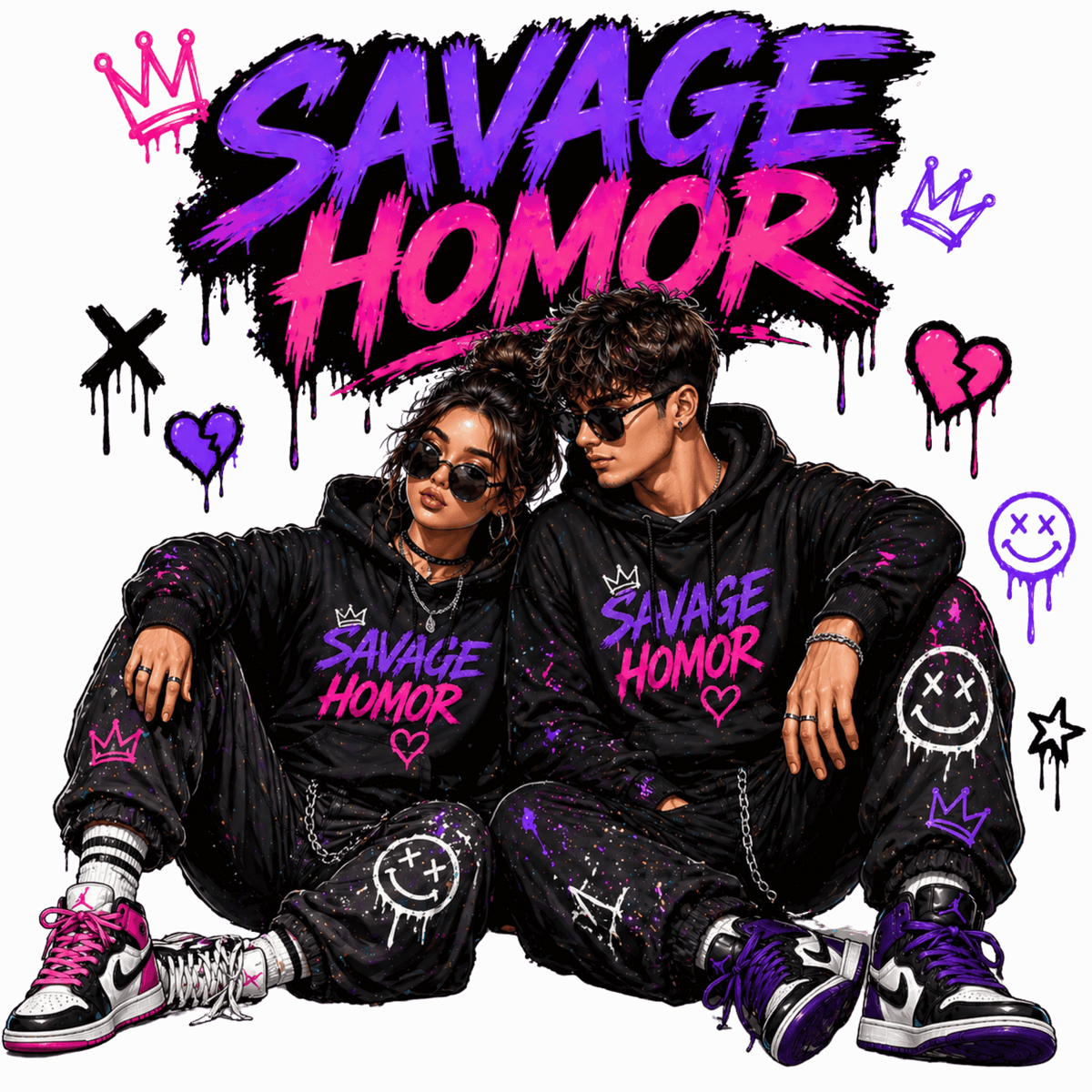 Savage Humor Zero Filter Besties