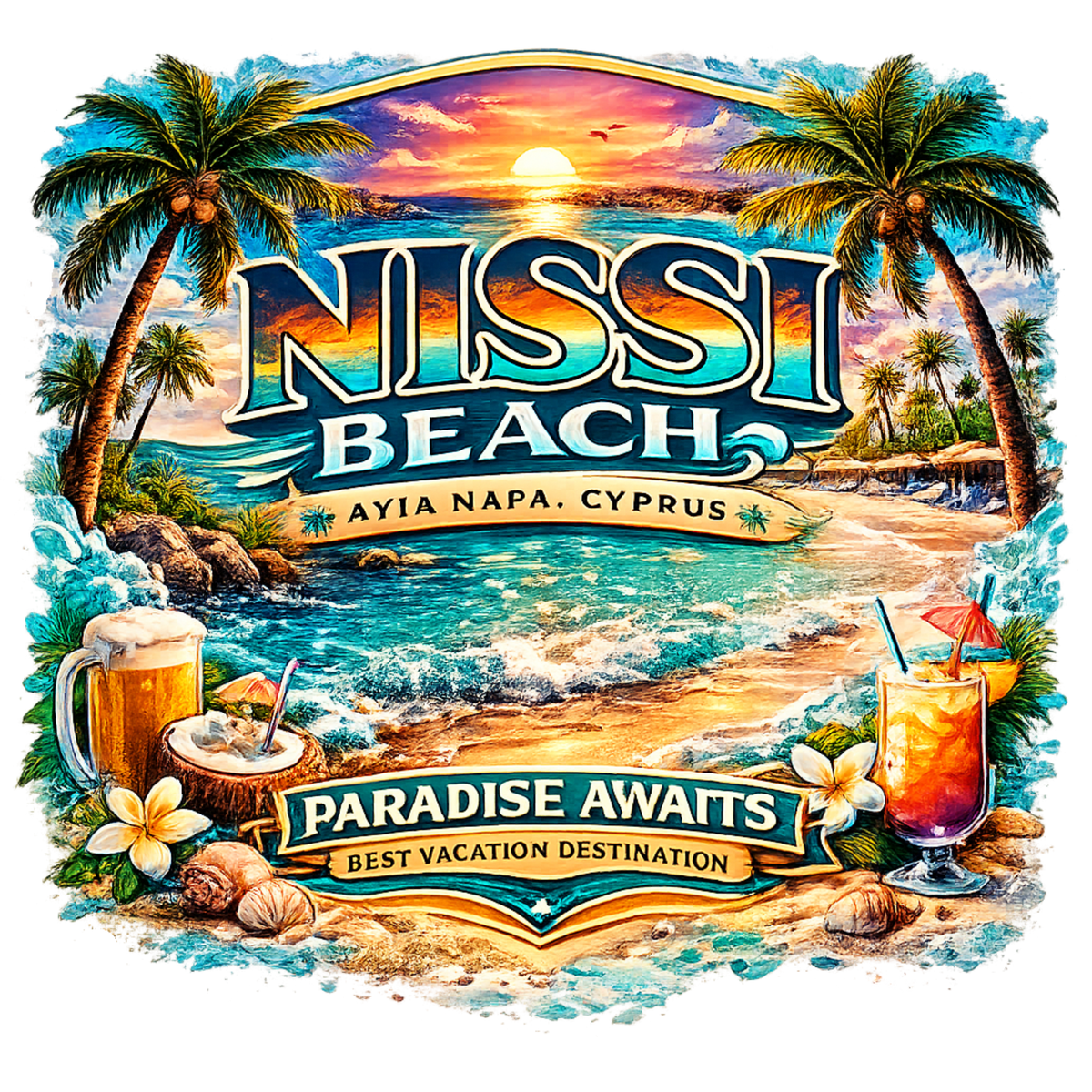 Nissi Beach Sunset Escape