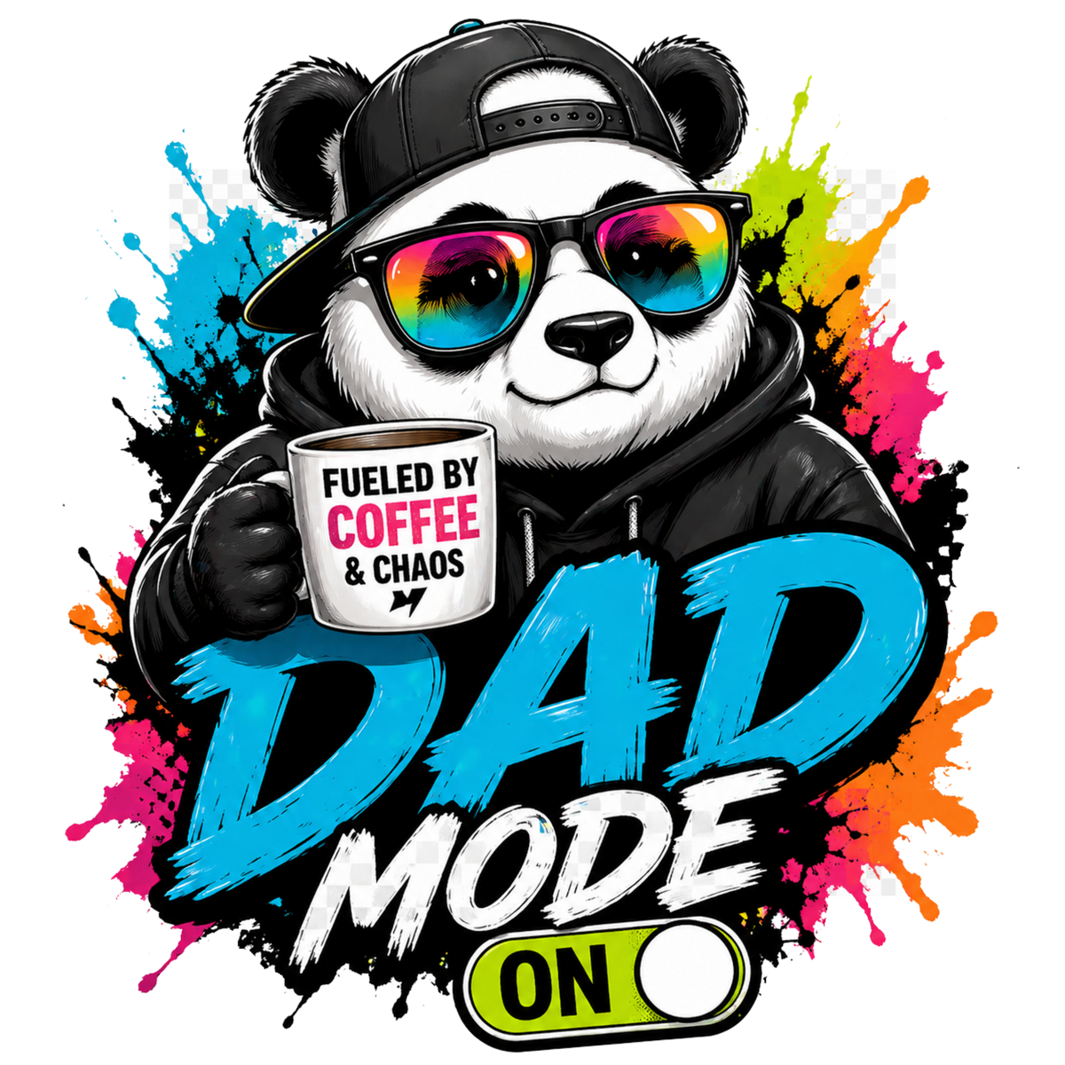 Cool Dad Mode on Funny Panda Style