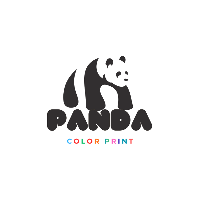Panda Color Print