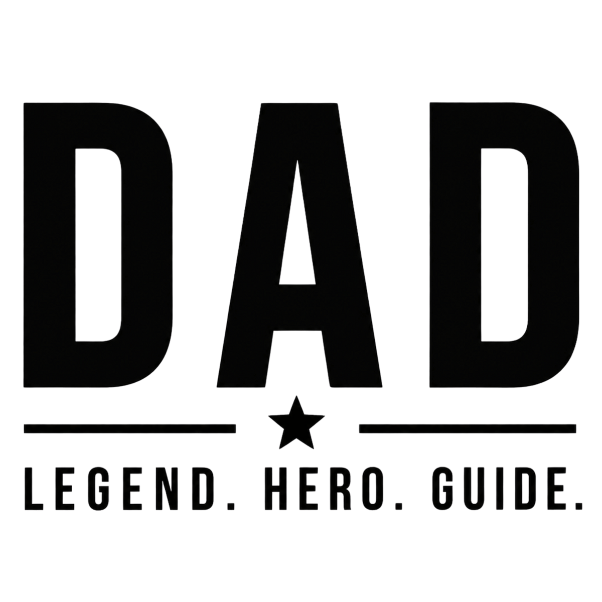 Minimalist Dad Typography Clean Design